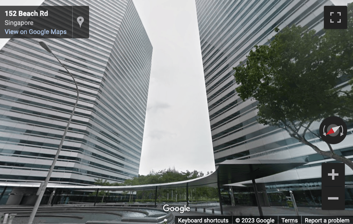 Street View image of Level 35, The Gateway West, 150 Beach Road, Singapore