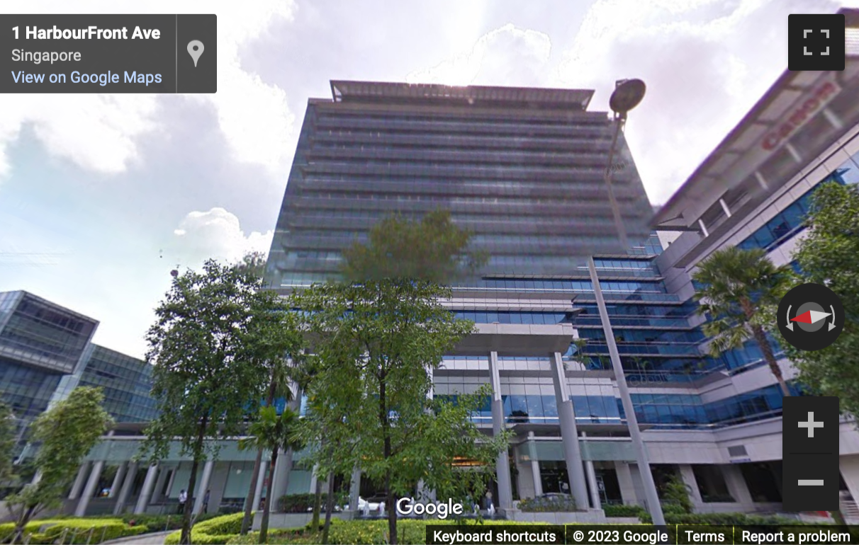 Street View image of 1 Harbourfront Avenue No. 13-03, Keppel Bay Tower, Singapore