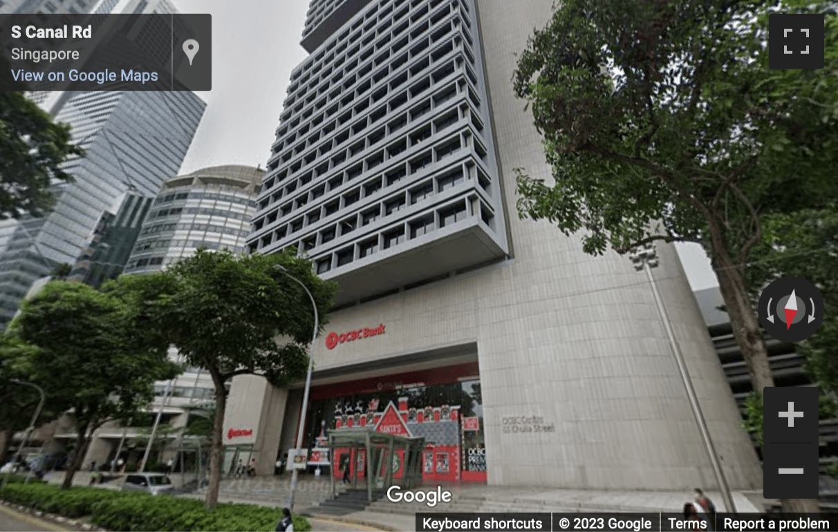 Street View image of OCBC Centre, 65 Chulia Street, Singapore