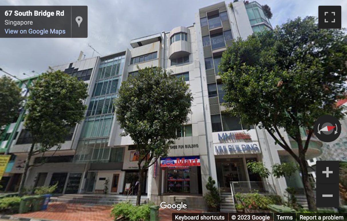 Street View image of 70 South Bridge Road, No. 04-01 Prosperity Building, Singapore