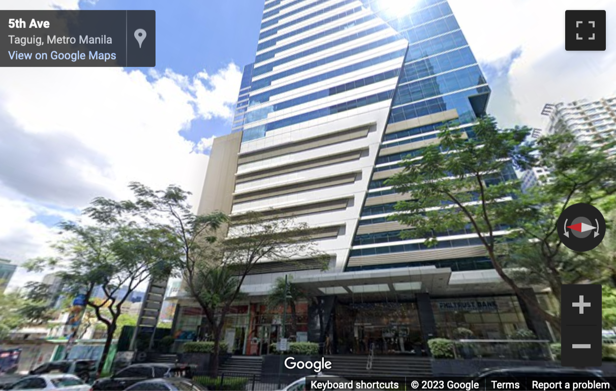 Street View image of 25th Street & 5th Avenue, Bonifacio Global City, Taguig