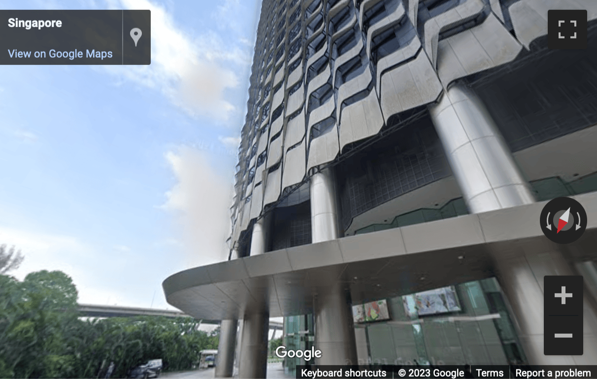 Street View image of 3 Temasek Avenue, Level 17 & 18, Centennial Tower, Singapore