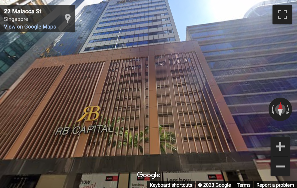 Street View image of Office Space to Rent in Raffles Place Mall, Singapore