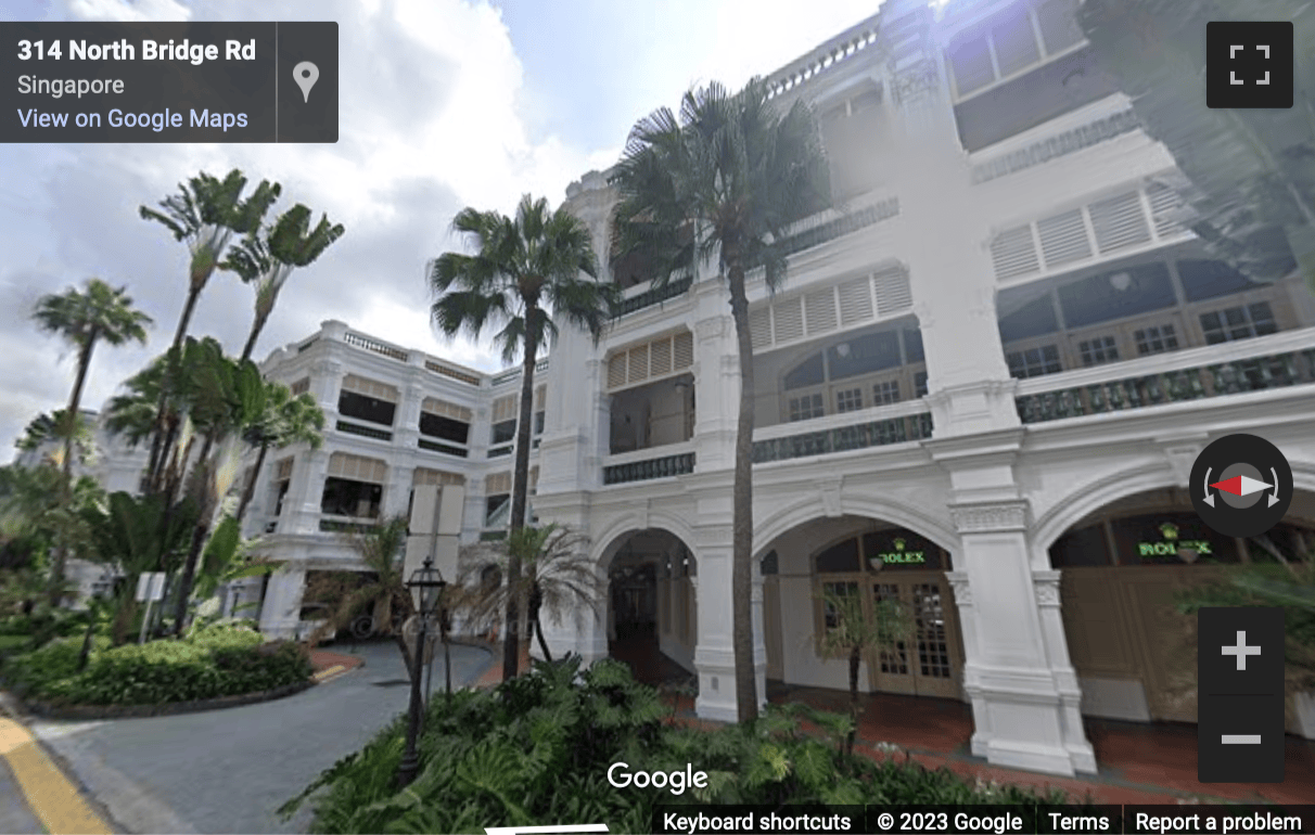 Street View image of 328 North Bridge Road, Raffles Hotel Arcade, Singapore