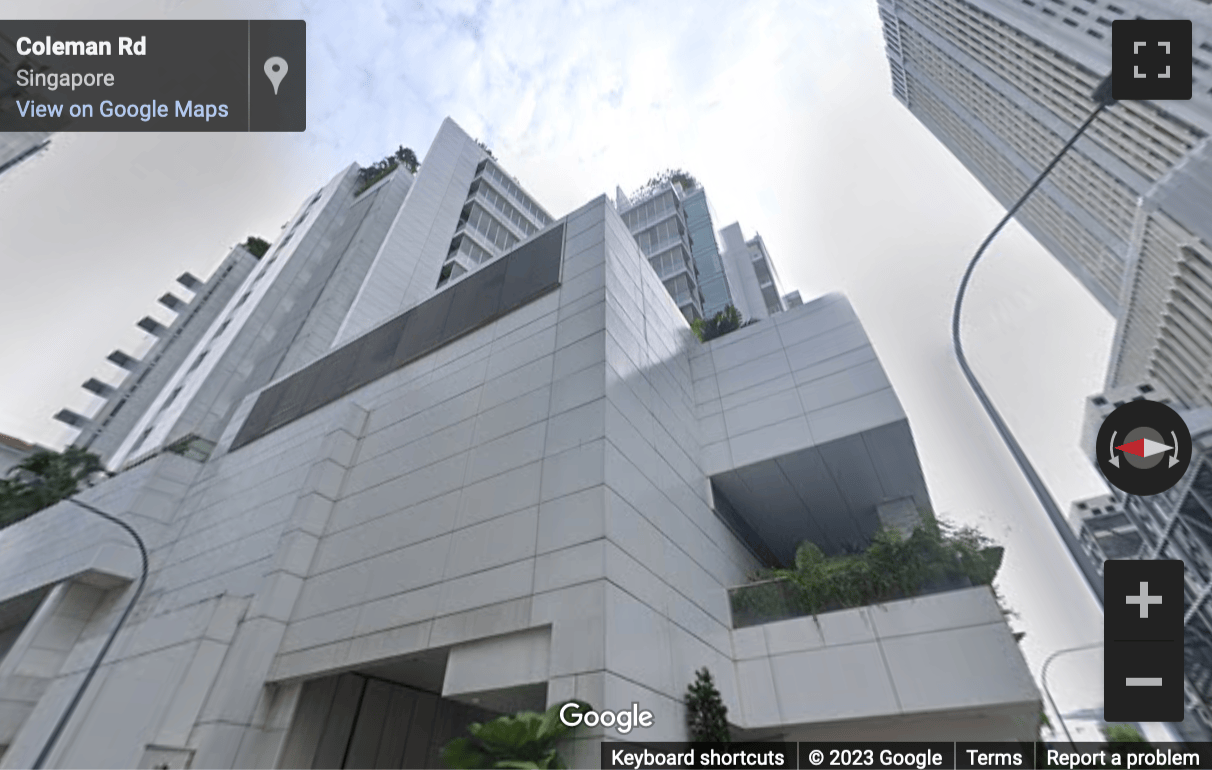 Street View image of Luxury Office Spaces in Capitol Piazza, 13 Stamford Road, Singapore