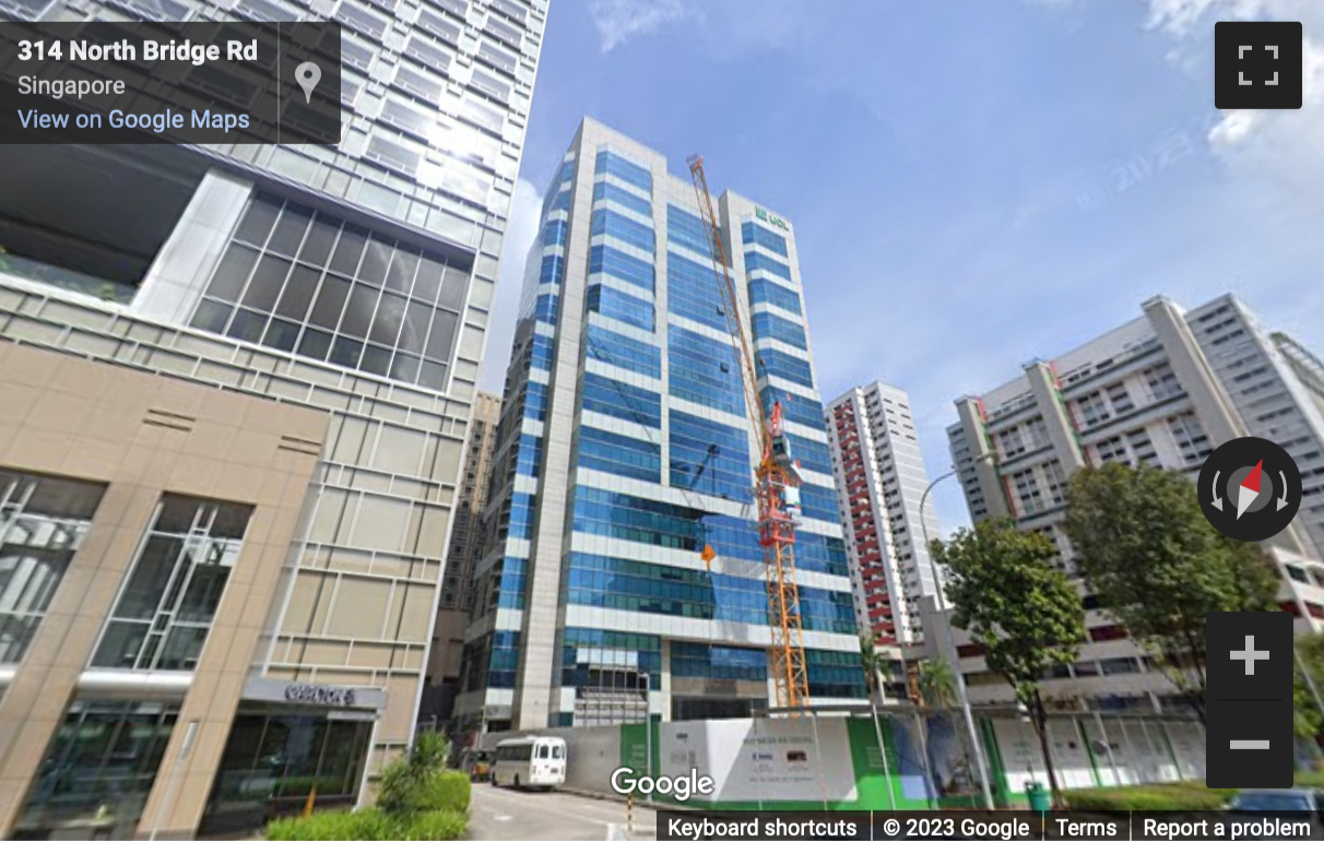 Street View image of 331 North Bridge Road, Level 22 & 23 Odeon Towers, Singapore