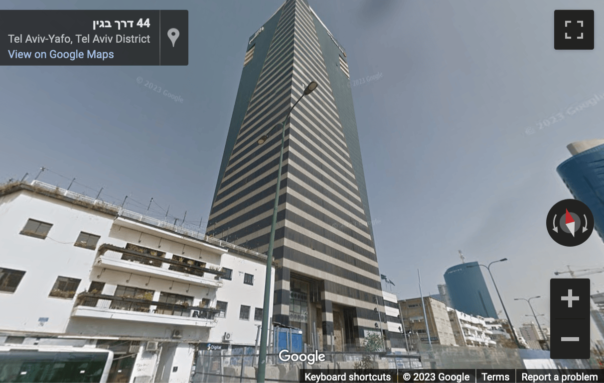 Street View image of 46 Derech Menachem Begin, Tel Aviv