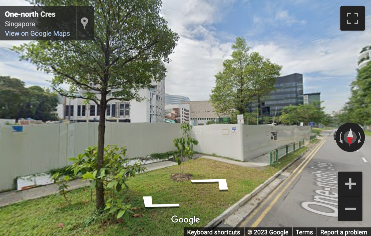 Street View image of One North Crescent, Level 7, Singapore