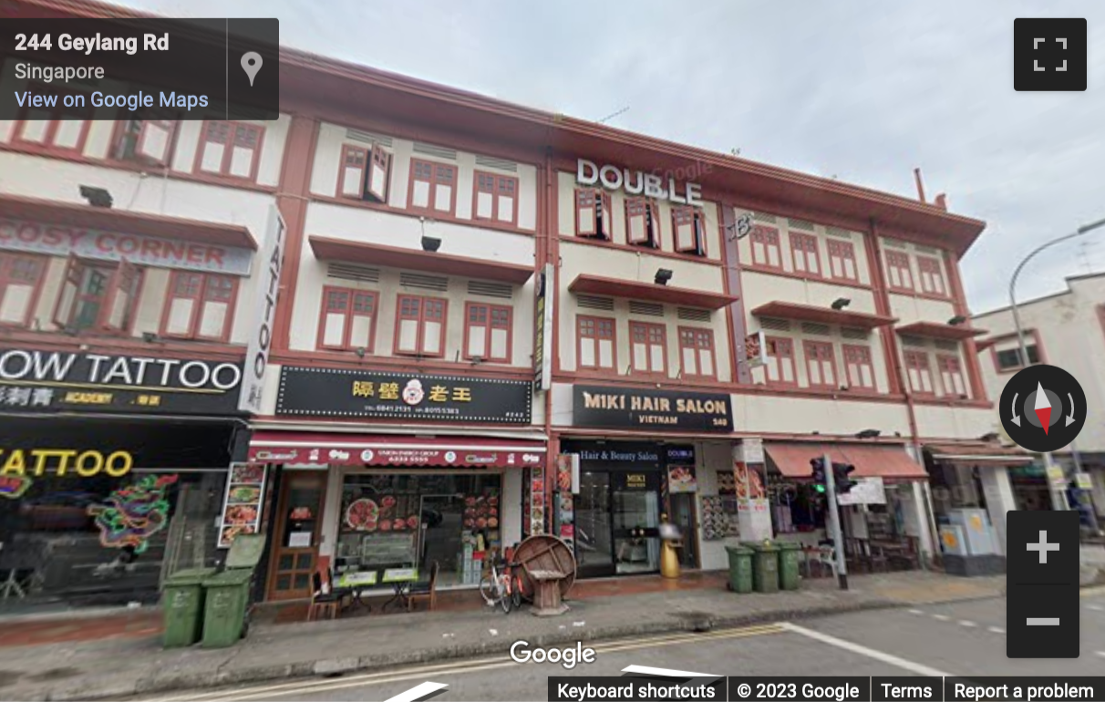 Street View image of 244A Geylang Road, Singapore