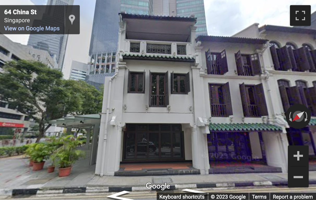 Street View image of 21 Church Street, Floor 7, Singapore
