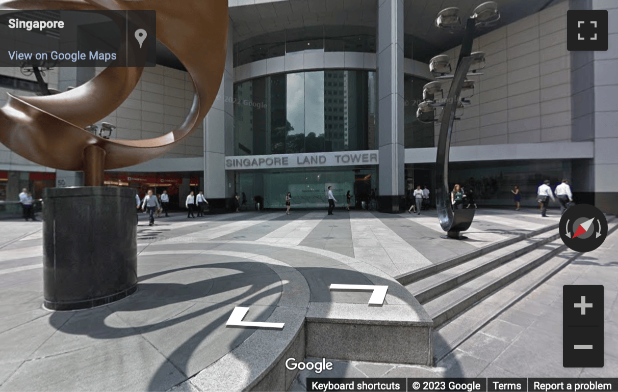 Street View image of 50 Raffles Place, Singapore Land Tower