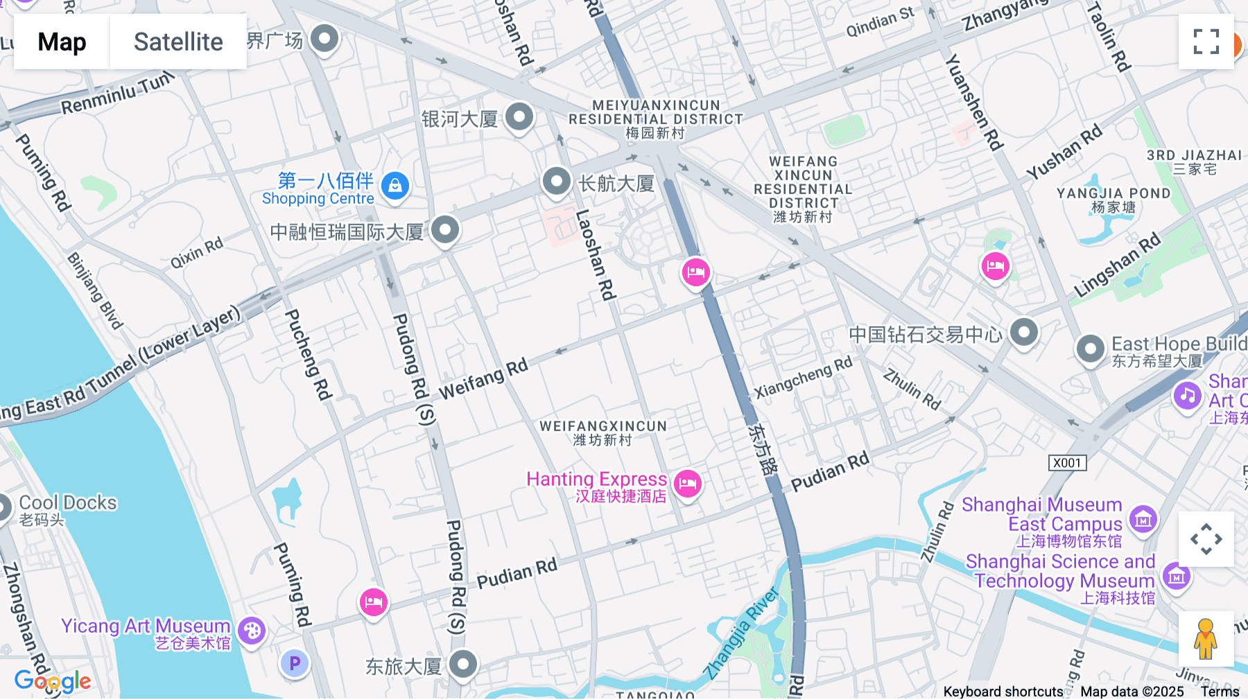 Click for interative map of 22/F Tomson Commercial Building, 710 Dong Fang Road,, Shanghai