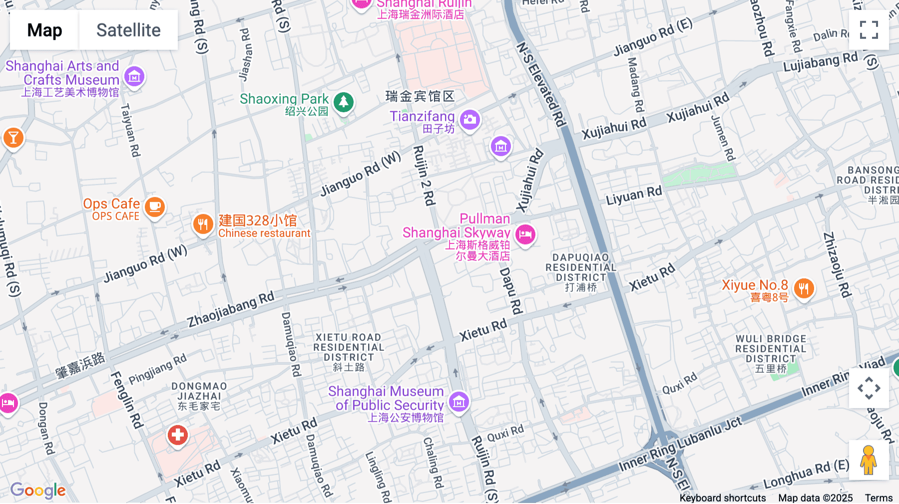 Click for interative map of 16F Feidiao International Building, 1065 ZhaoJiaBang Road, XuHui District, Shanghai
