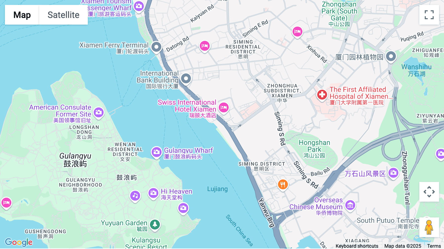 Click for interative map of 8 Lujiang Road, Siming District,, Xiamen