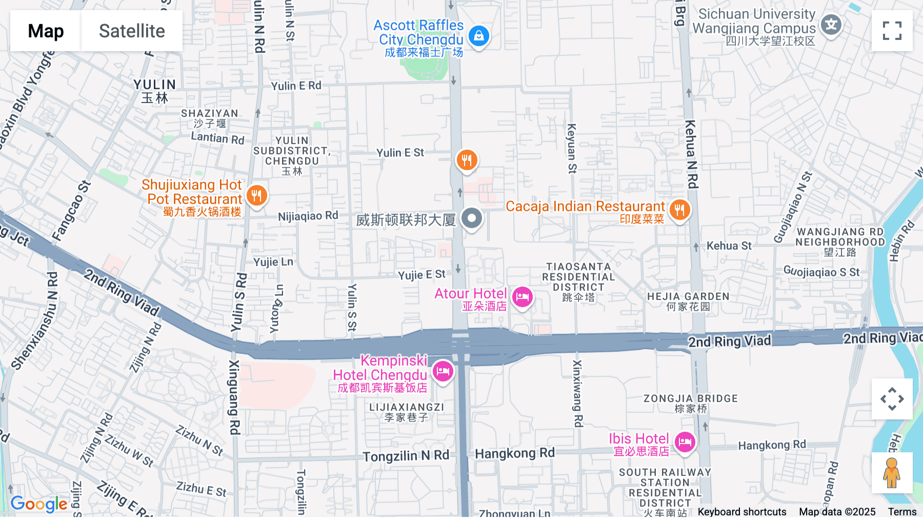 Click for interative map of Level 17, No. 3, Section 4, South Renmin Road, Wuhou District, Chengdu
