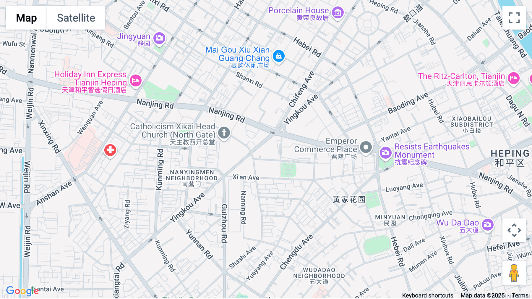 Click for interative map of 29F, The Exchange Tower 2, 189 Nanjing Road, Heping District, Tianjin