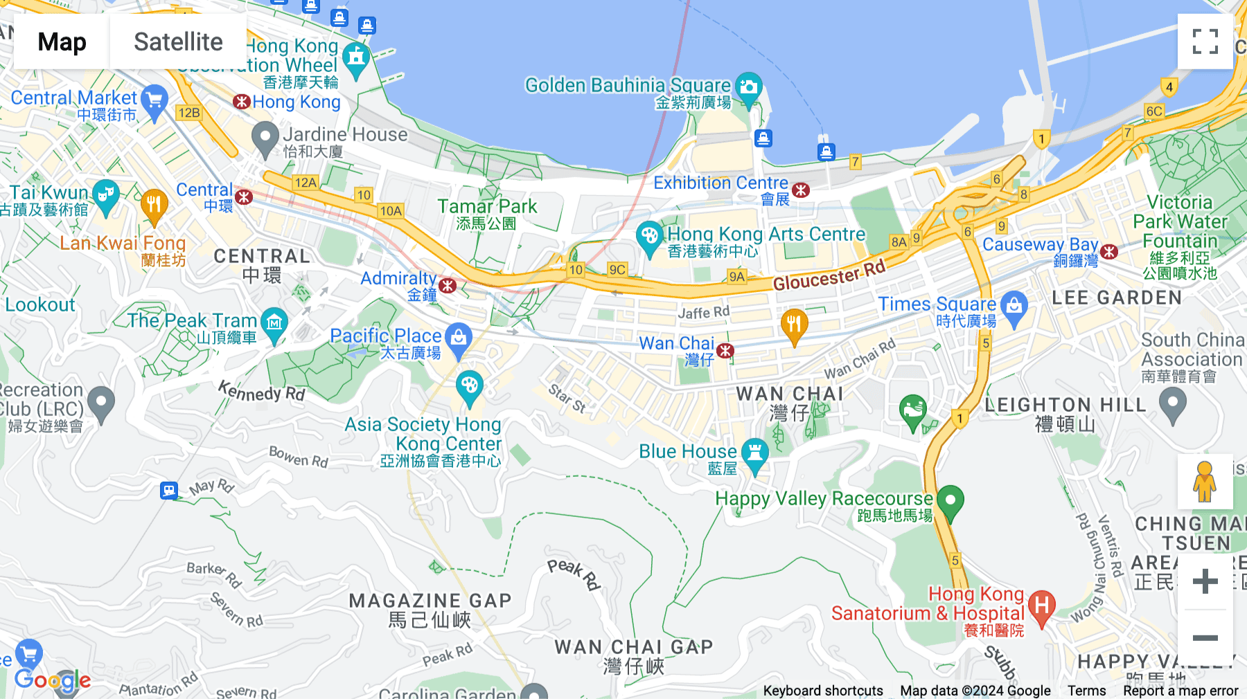 Click for interative map of 12/F Chinachem Johnston Plaza,178-186 Johnston Road, Wanchai, Hong Kong