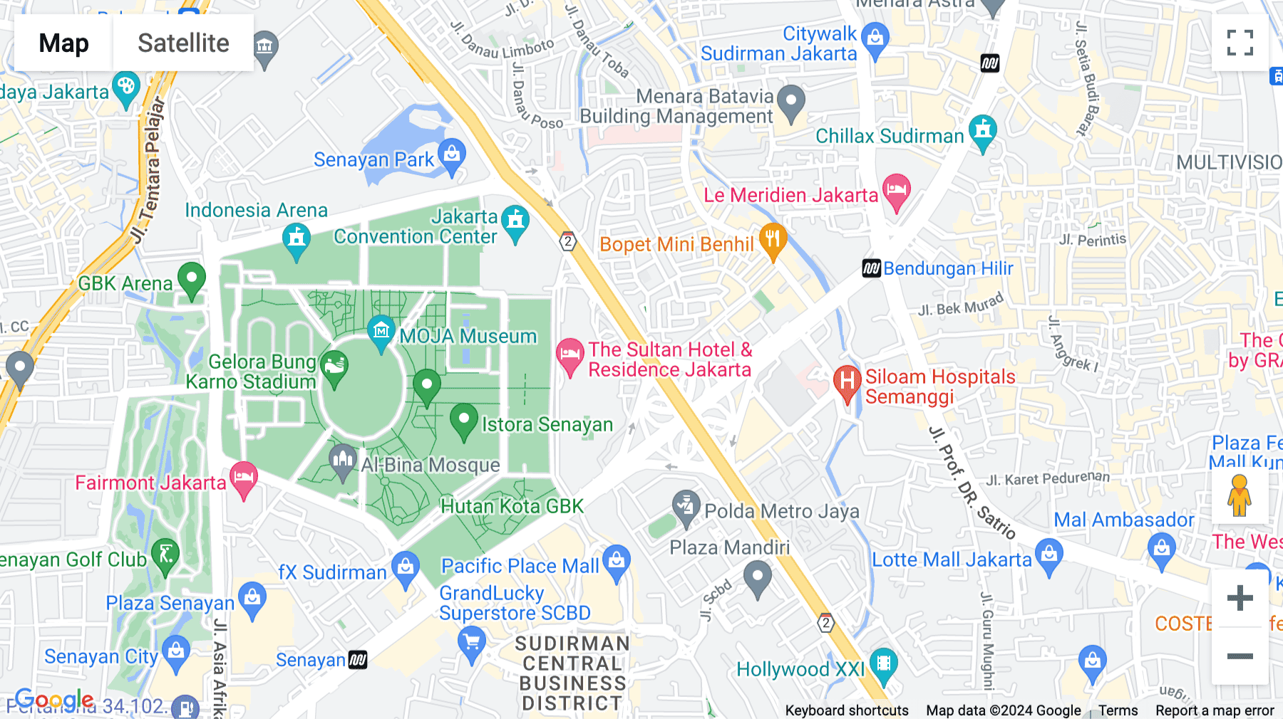 Click for interative map of Equity Tower, 49th Floor, Jl.Jend.Sudirman Kav 52-53, Jakarta