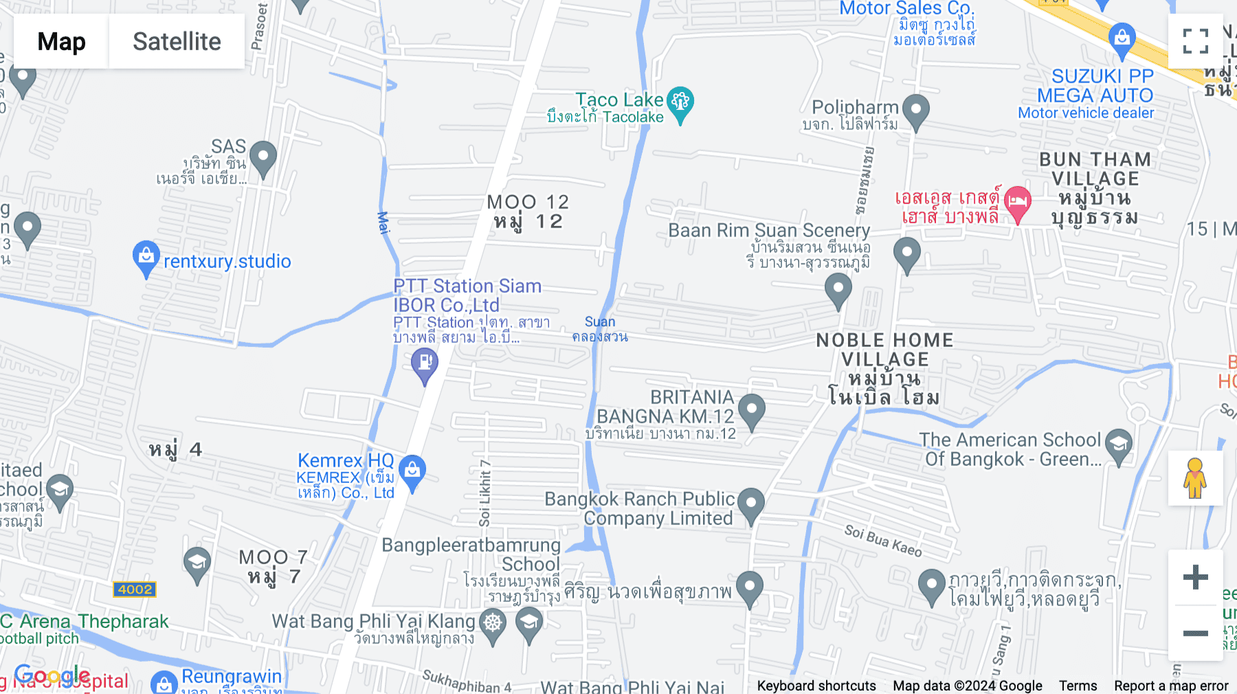 Click for interative map of 16th Floor, Unit A, Bangna Tower A, 2-3 Moo 14 Bangna, Trad Road, Km. 6.5 Bangkaew, Bangplee, Samutprakarn, Bangkok