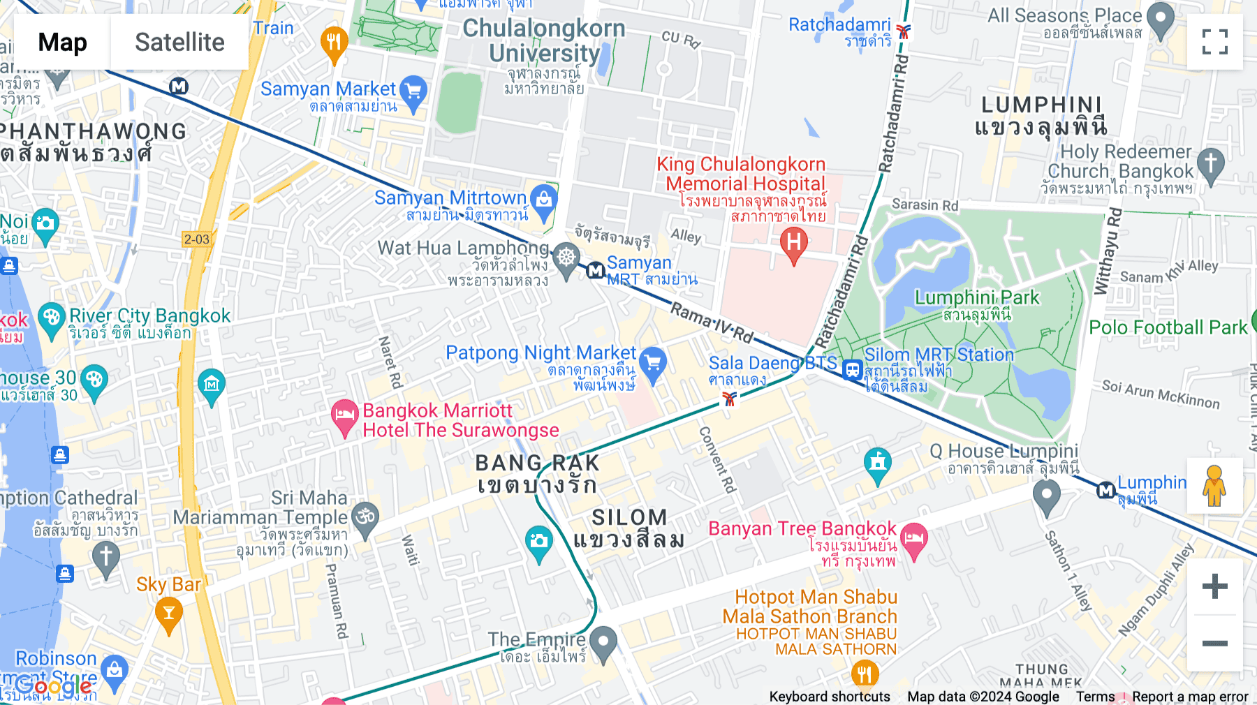Click for interative map of 12th Floor, Skulthai Surawong Tower,141/12 Surawong Road, Suriyawong, Bangkok