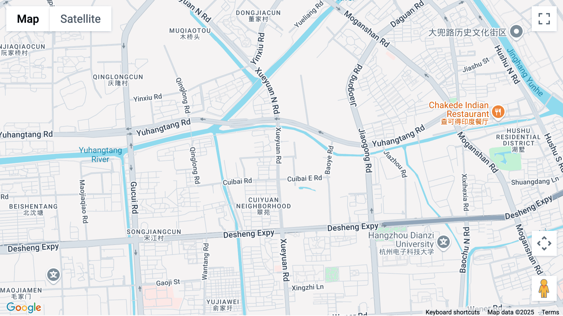 Click for interative map of Building A (9th Floor), Delixi Mansion, 28 Xueyuan Road, Hangzhou