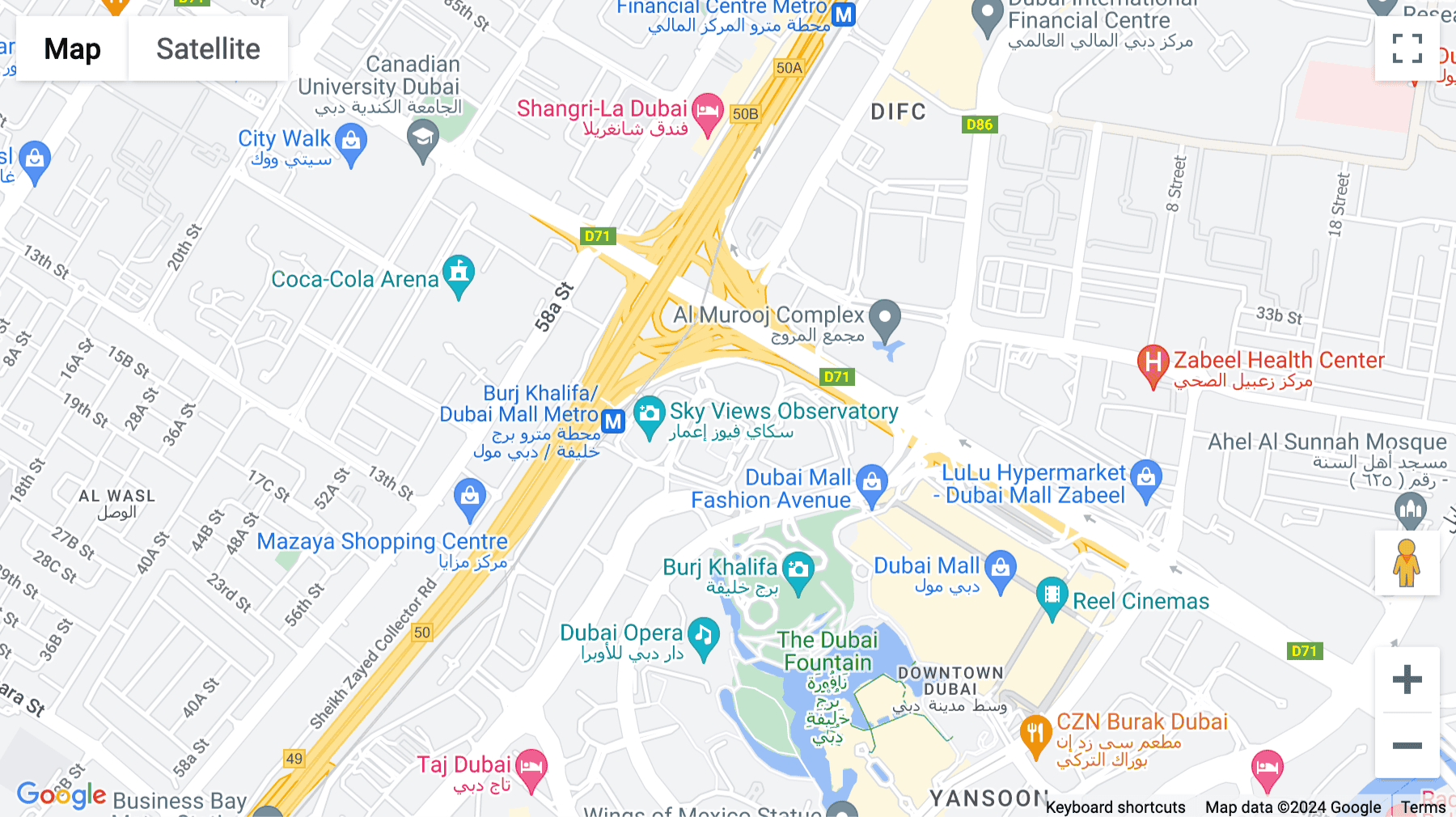 Click for interative map of Standard Chartered Tower, Level 5, Emaar Square, Downtown Burj Khalifa, Dubai