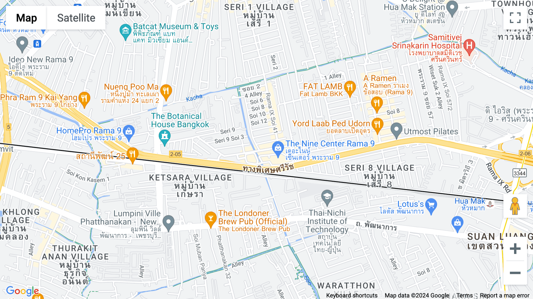 Click for interative map of 35th Floor, 33/4 Tower A, Rama 9 Road, Huaykwang Sub-district, Bangkok, Bangkok