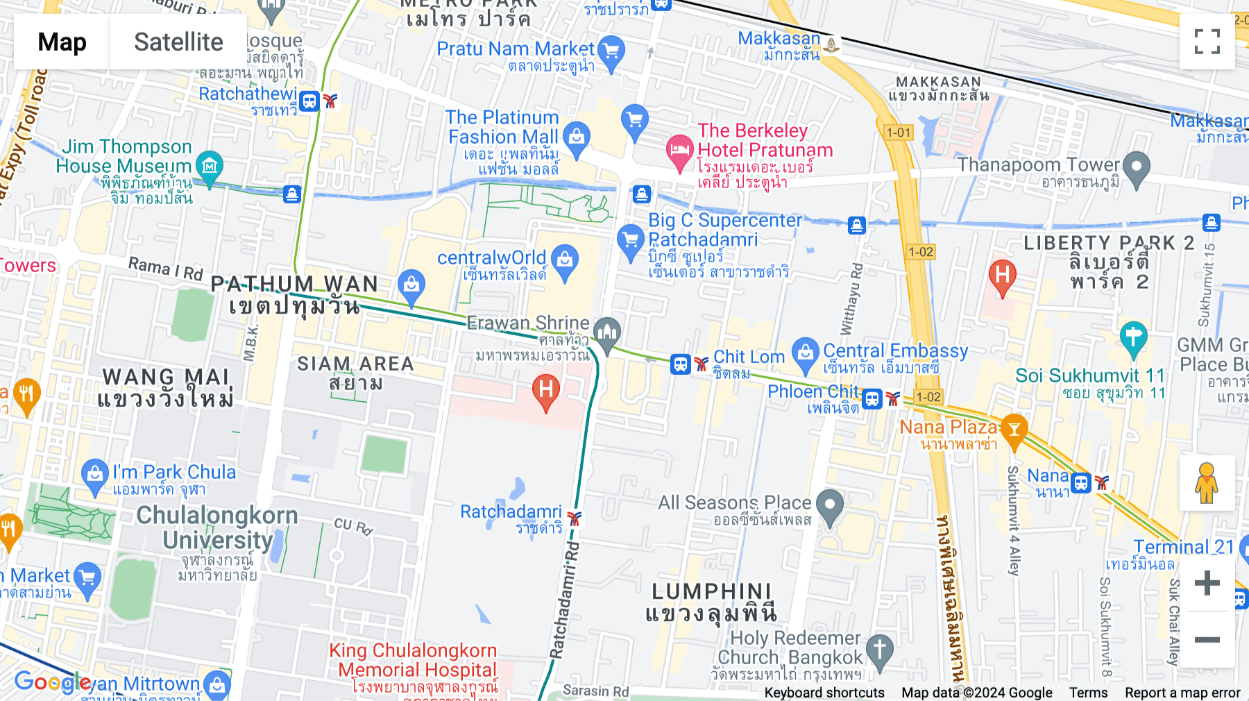 Click for interative map of 5th floor Gaysorn, 999 Ploenchit Road, Bangkok, Thailand, Bangkok