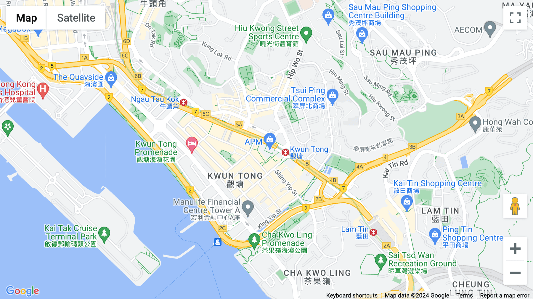 Click for interative map of 1501-08 Millennium City 5,  418 Kwun Tong Road, Kwun Tong, Kowloon, Hong Kong