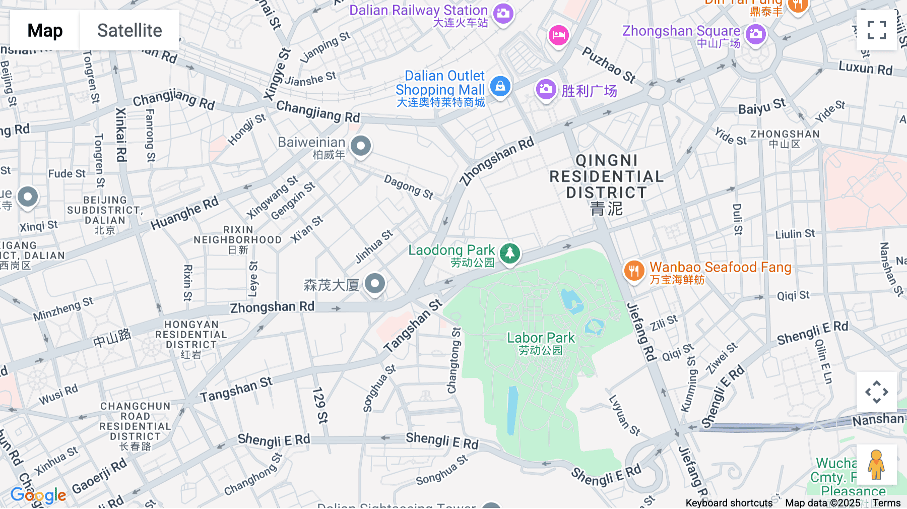 Click for interative map of 9/F, Xiwang Tower,136 Zhongshan Road, Zhongshan District Dalian, Dalian