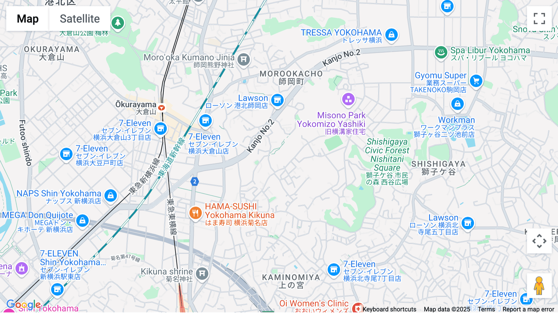 Click for interative map of Wise Next ShinYokohama, 2-5-14 Shnyokohama, Kohoku-ku, Yokohama-shi, Kanagawa-ken, Yokohama