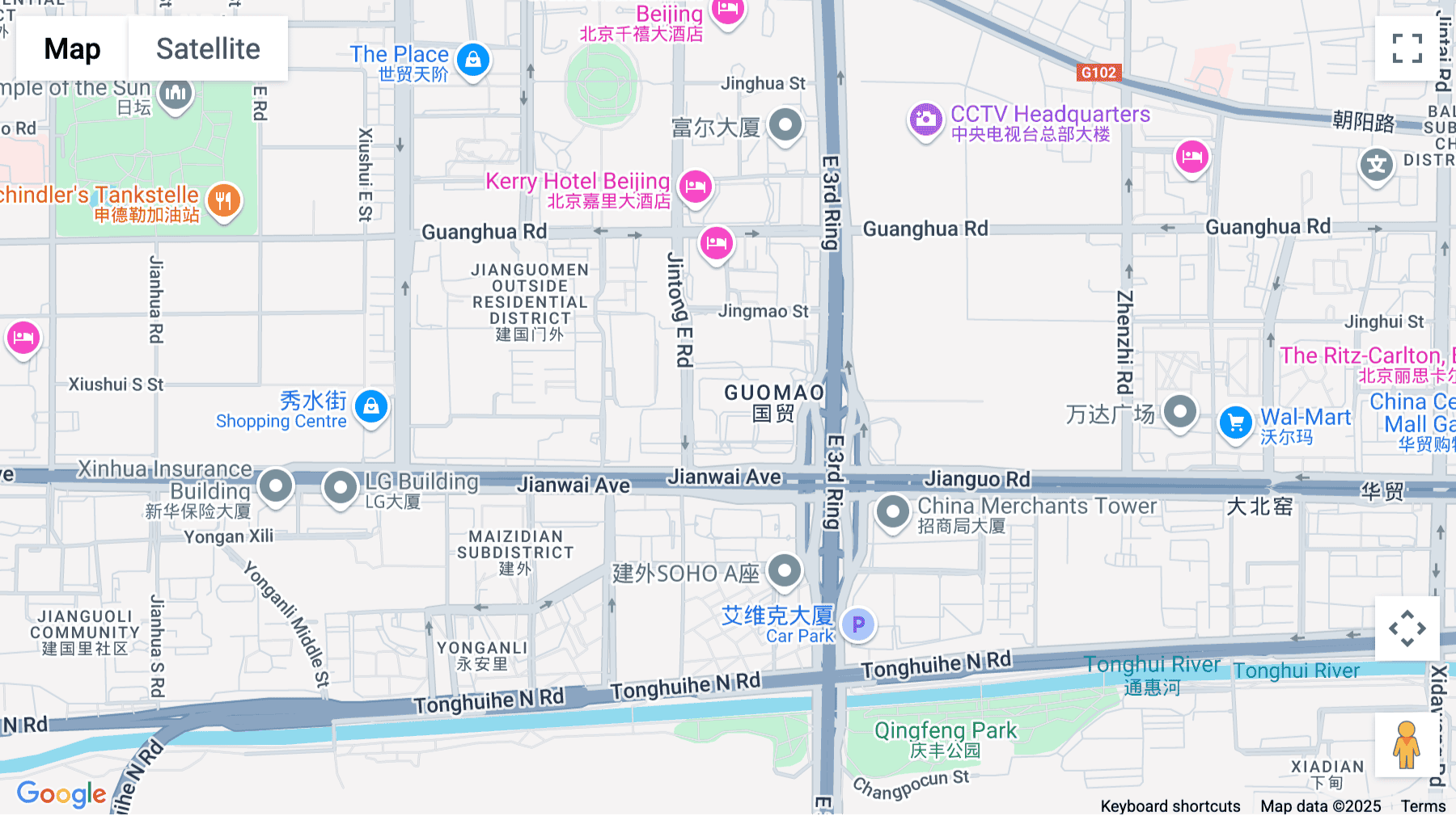 Click for interative map of China World Office 2 (24th Floor), 1 Jianguomenwai Avenue, Beijing CBD, Beijing