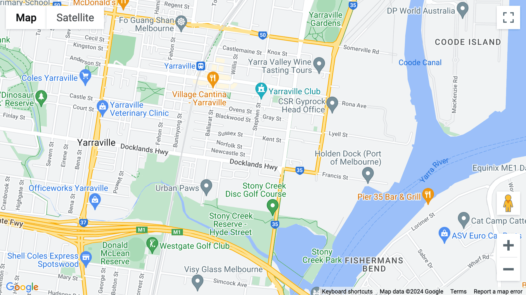 Click for interative map of 175B Stephen Street,  Suite 201, Yarraville, Melbourne, Melbourne