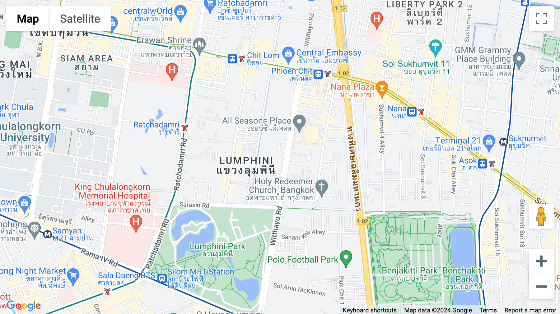 Click for interative map of 14th Floor, 208 Wireless Road (Witthayu Rd), Lumpini, Pathum Wan, Bangkok, Bangkok