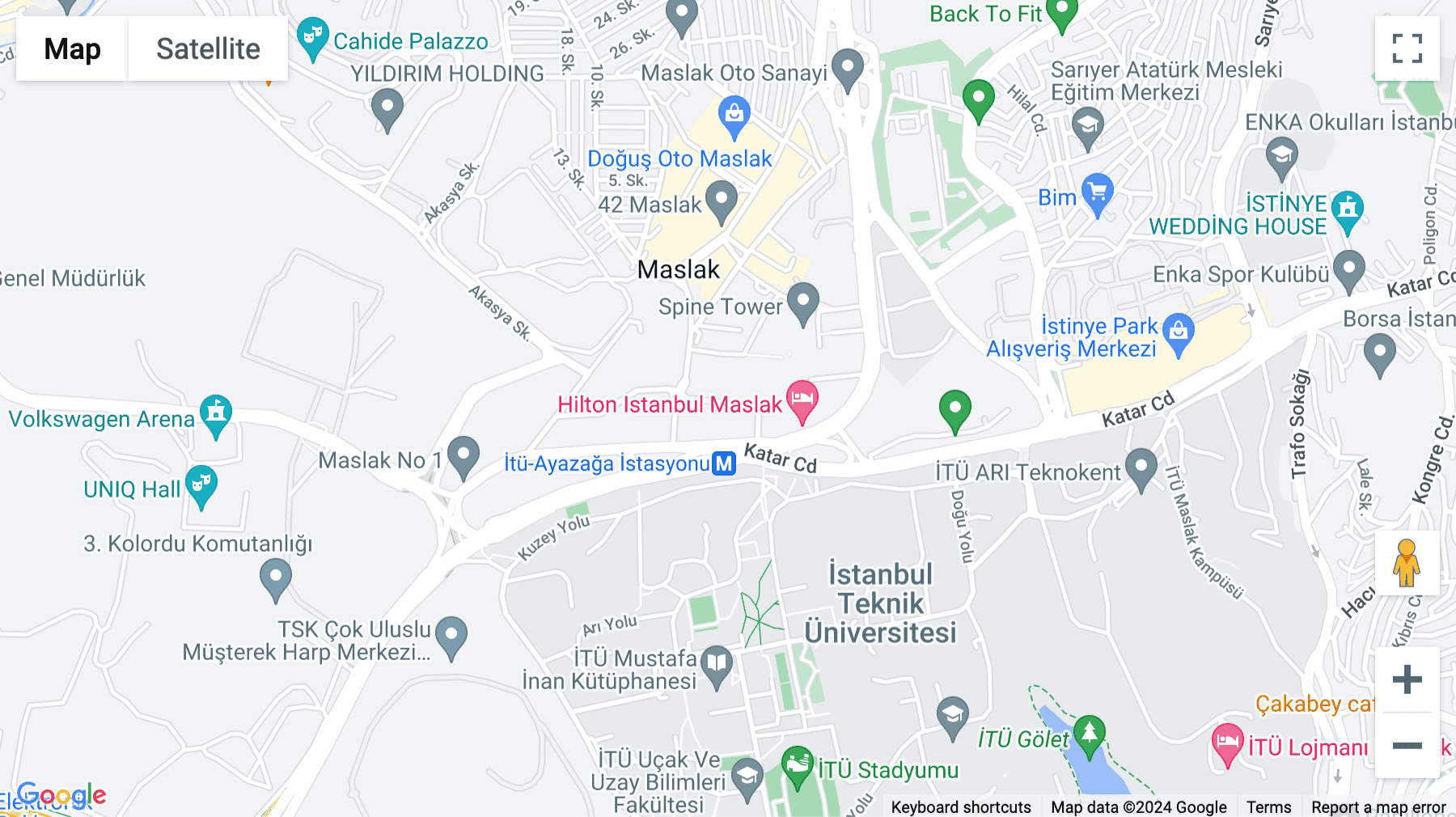 Click for interative map of Maslak Mahallesi eydan Sokak No 1, Istanbul, Istanbul