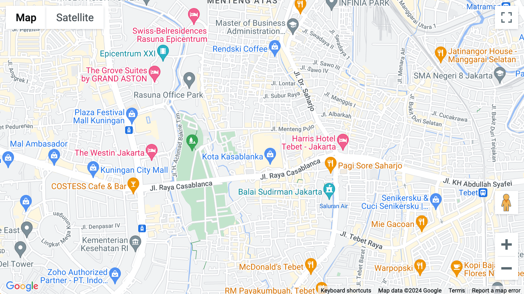 Click for interative map of Level 38, Tower A, Kota Kasablanka,Jalan Casablanca Raya Kav 88, Jakarta, Jakarta