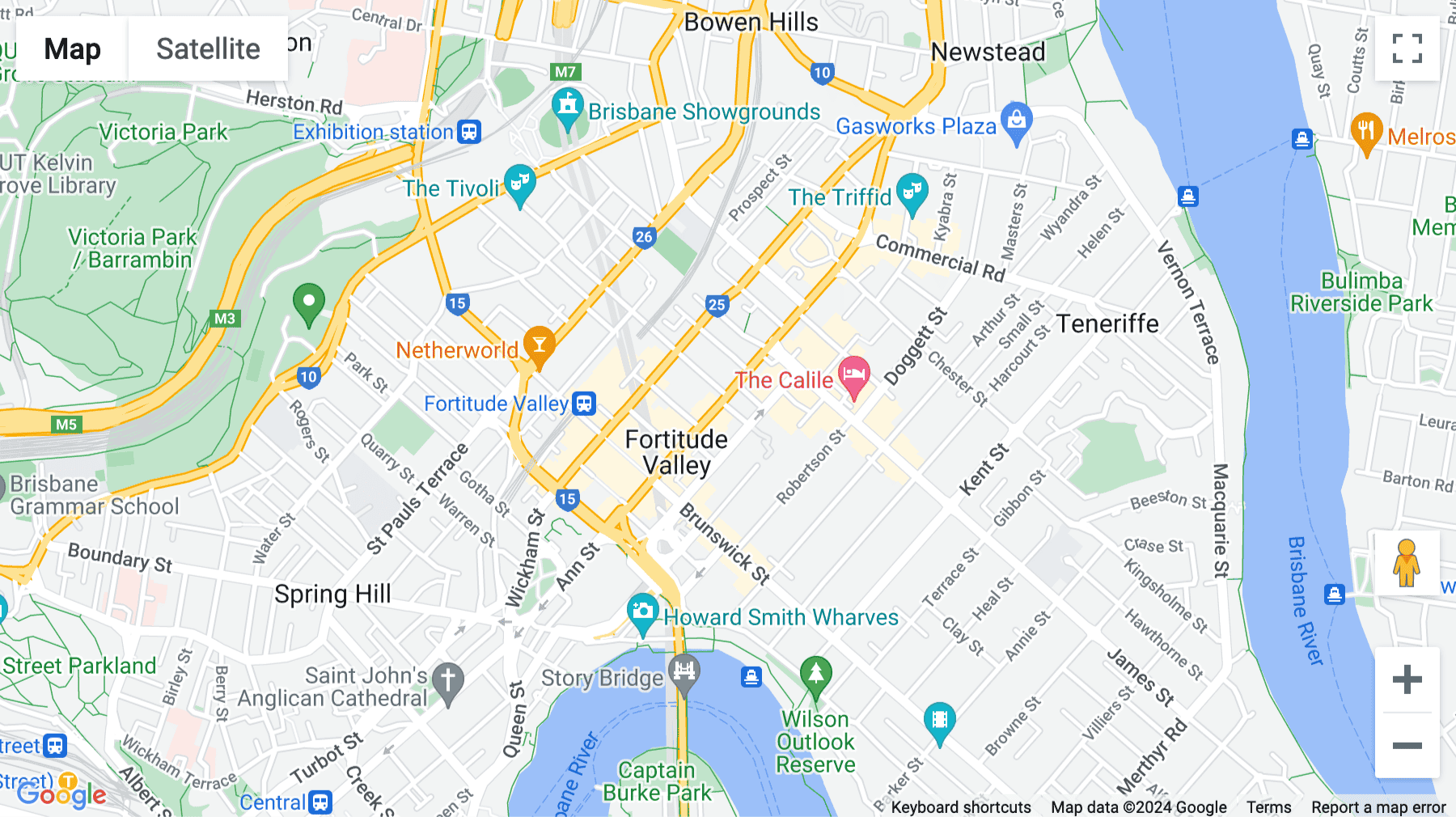 Click for interative map of Level 8, 757 Ann Street,Fortitude Valley, Brisbane, Brisbane