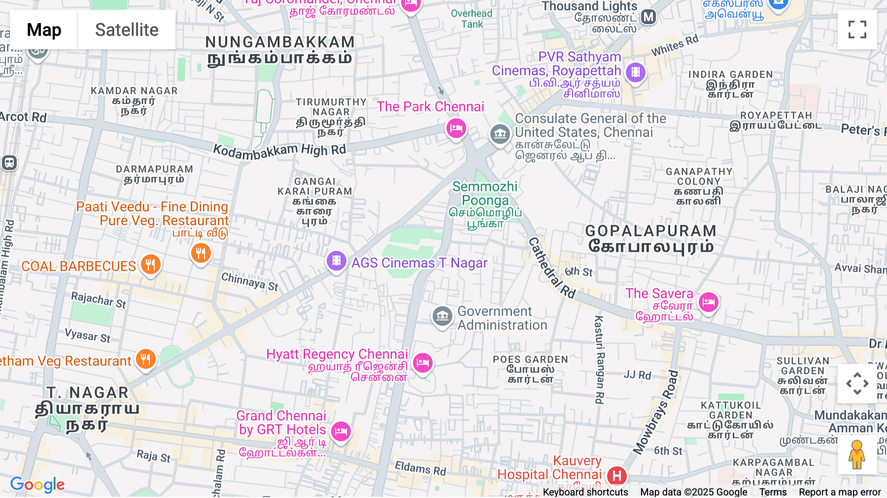 Click for interative map of Prestige Polygon, Anna Salai,Teynampet, Mount Road, Chennai