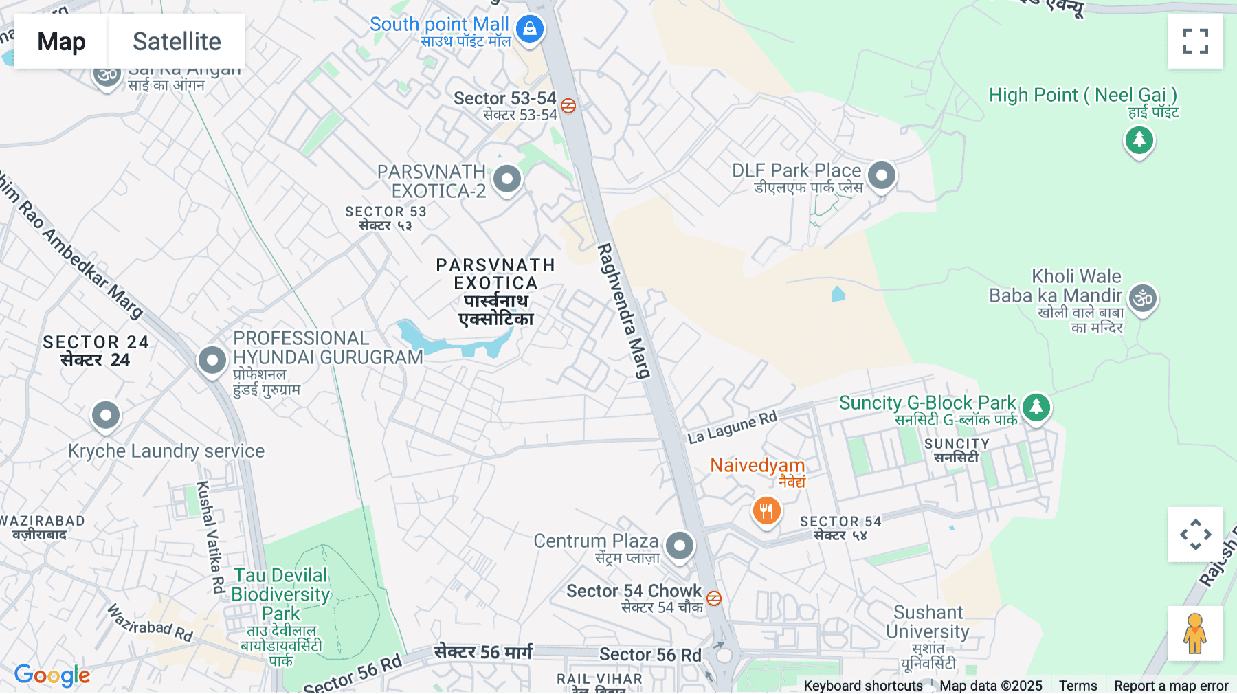 Click for interative map of Vatika Atrium, Golf Course Road, Sector 53, Gurgaon
