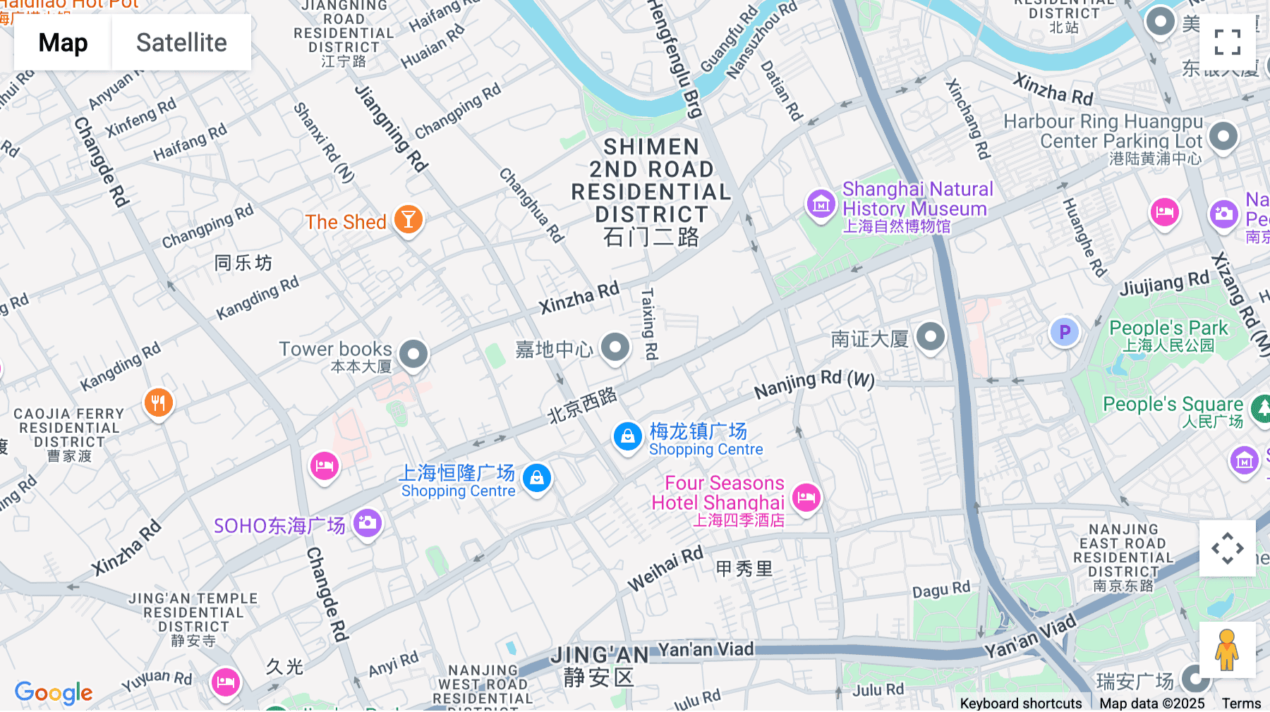 Click for interative map of Garden Square, West Beijing Road, Jing’an District, Shanghai