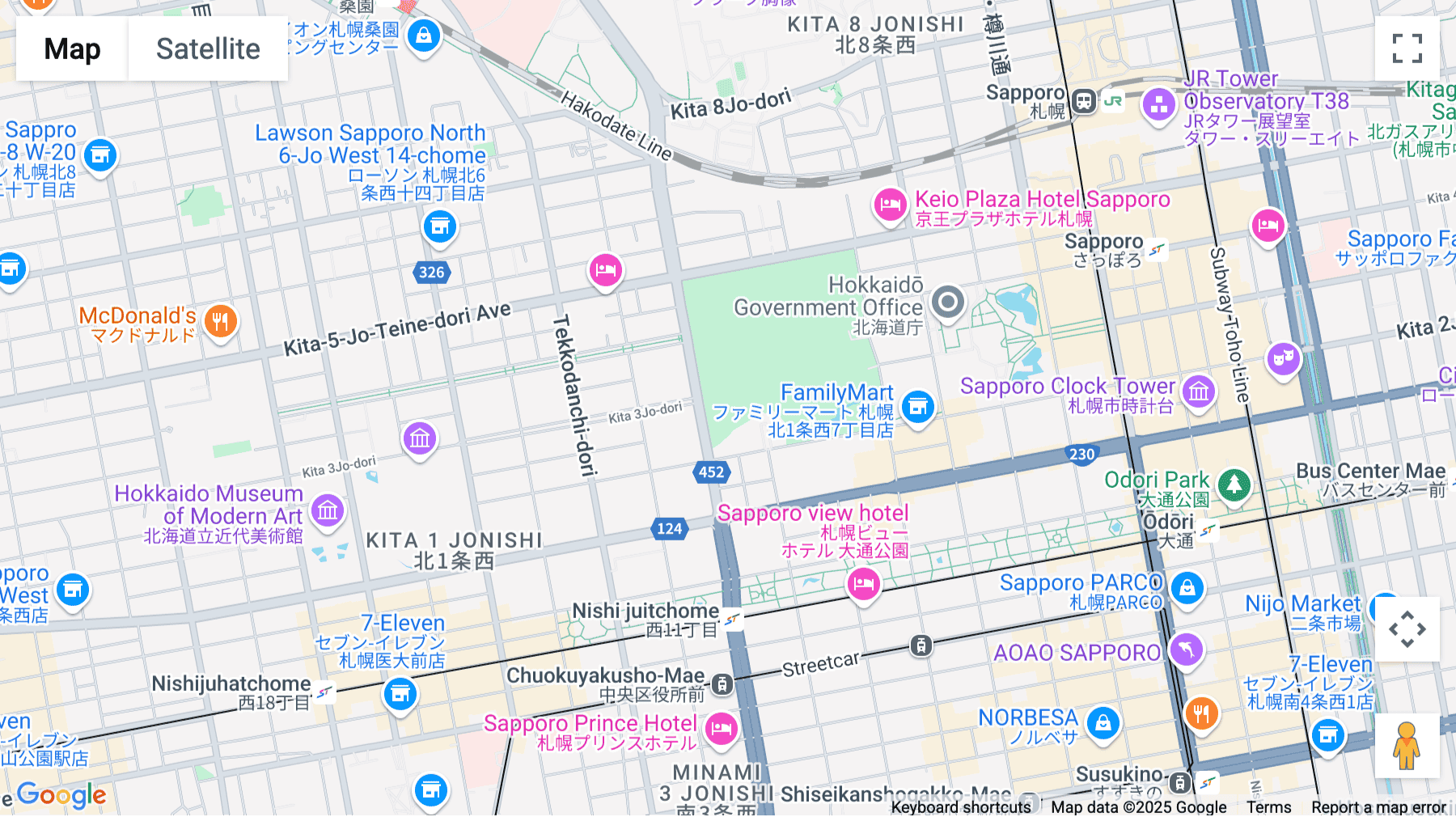 Click for interative map of 5F / 6F No.37 Keiwa building, 3-2 Kita 2 Jo Nishi 2 chome, chuo-Ku, Sapporo