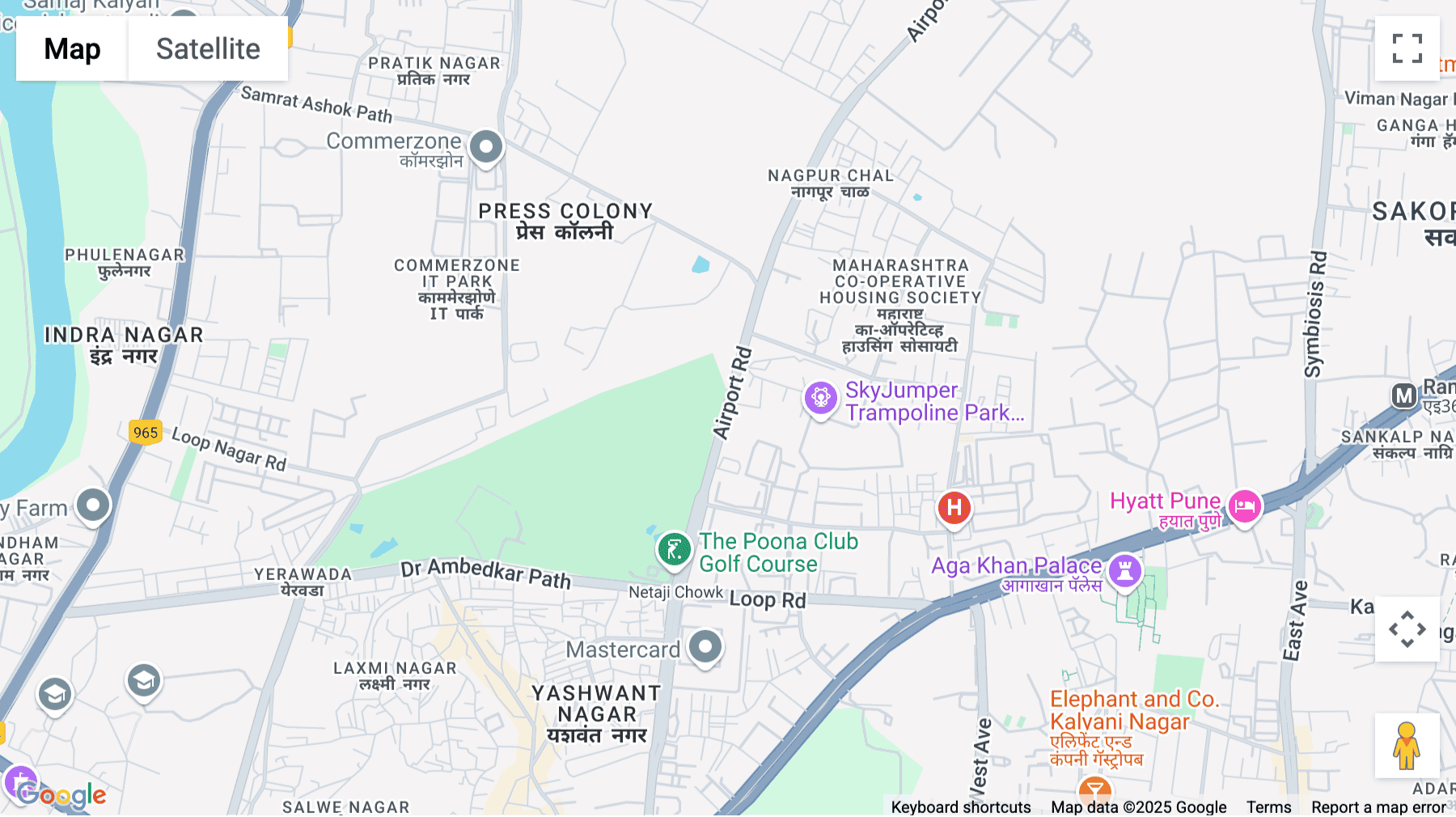 Click for interative map of Level 6, Wing 1, Tower A, Business Bay, Survey No 103, Hissa No 2, Airport Road, Yerwada, Pune