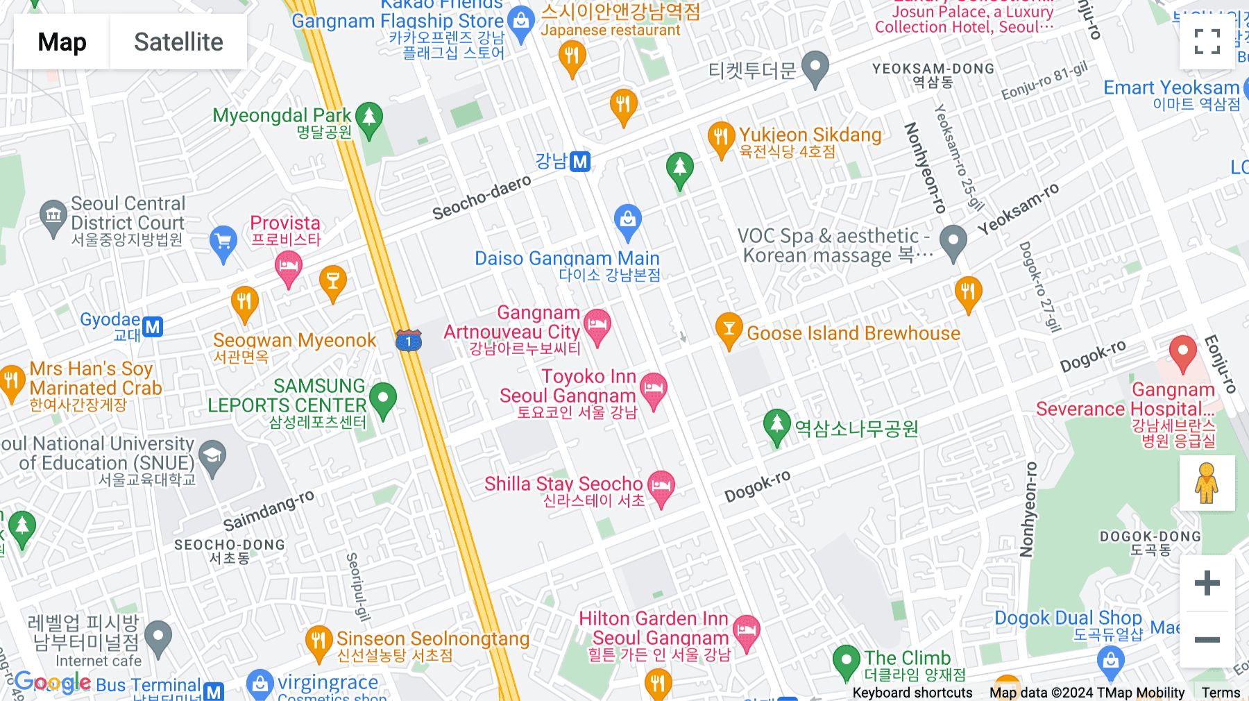 Click for interative map of 8F, Samwon Building, 341, ,Kangnam-daero, Seocho-gu, Seoul