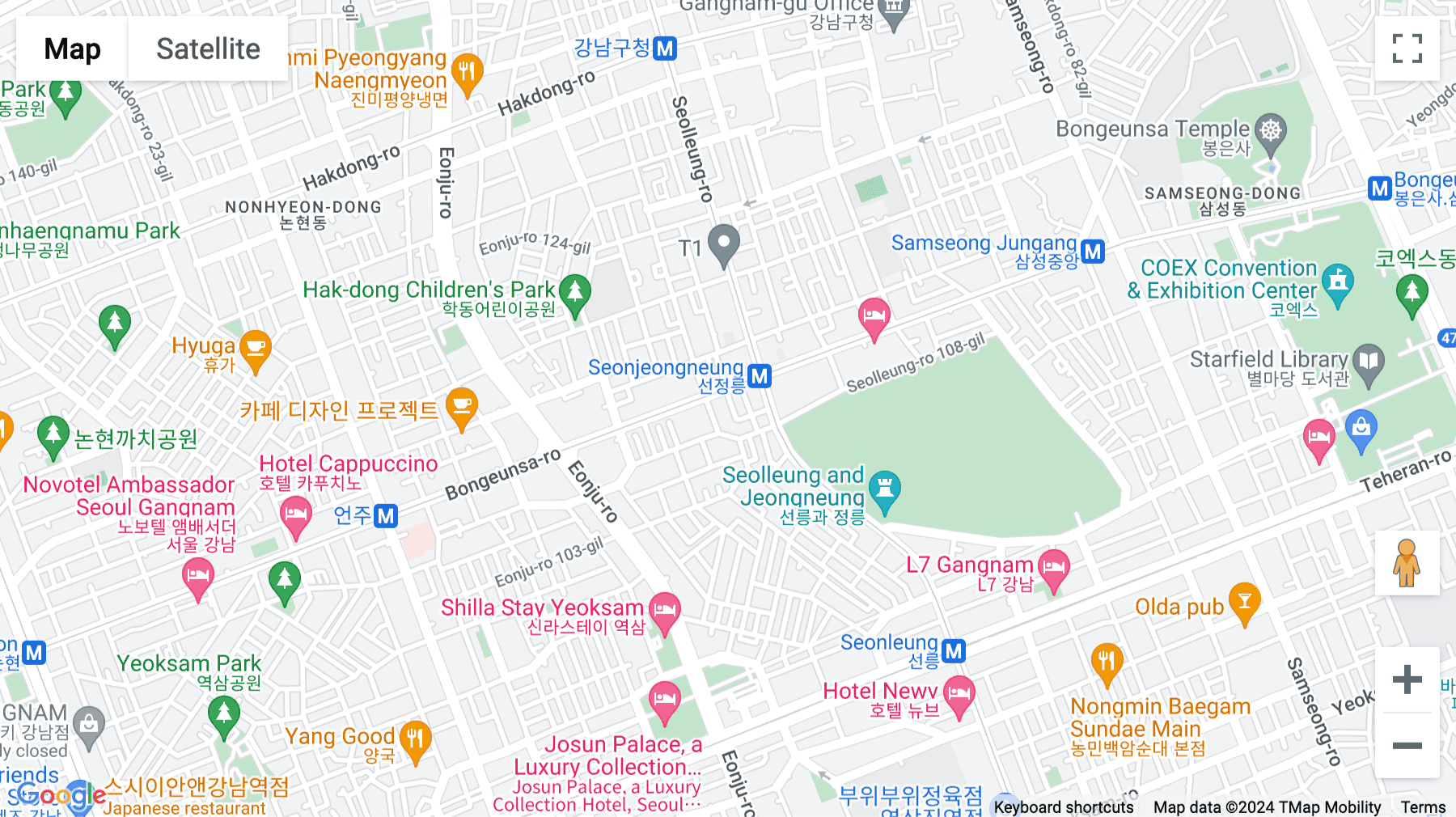 Click for interative map of 8F, 9F, Namjeon Bldg, 326, ,Bongeunsa-ro, Kangnam-gu, Seoul