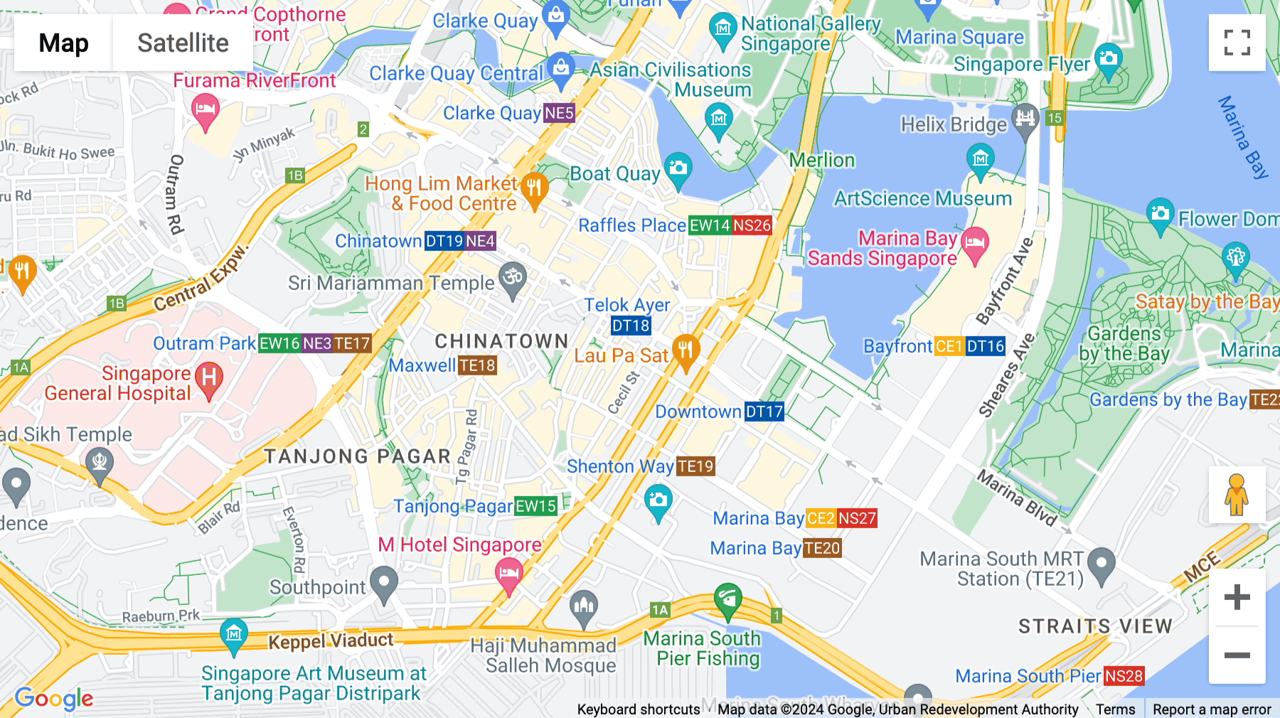 Click for interative map of 105 Cecil Street, 18-00 The Octagon, Singapore, Singapore