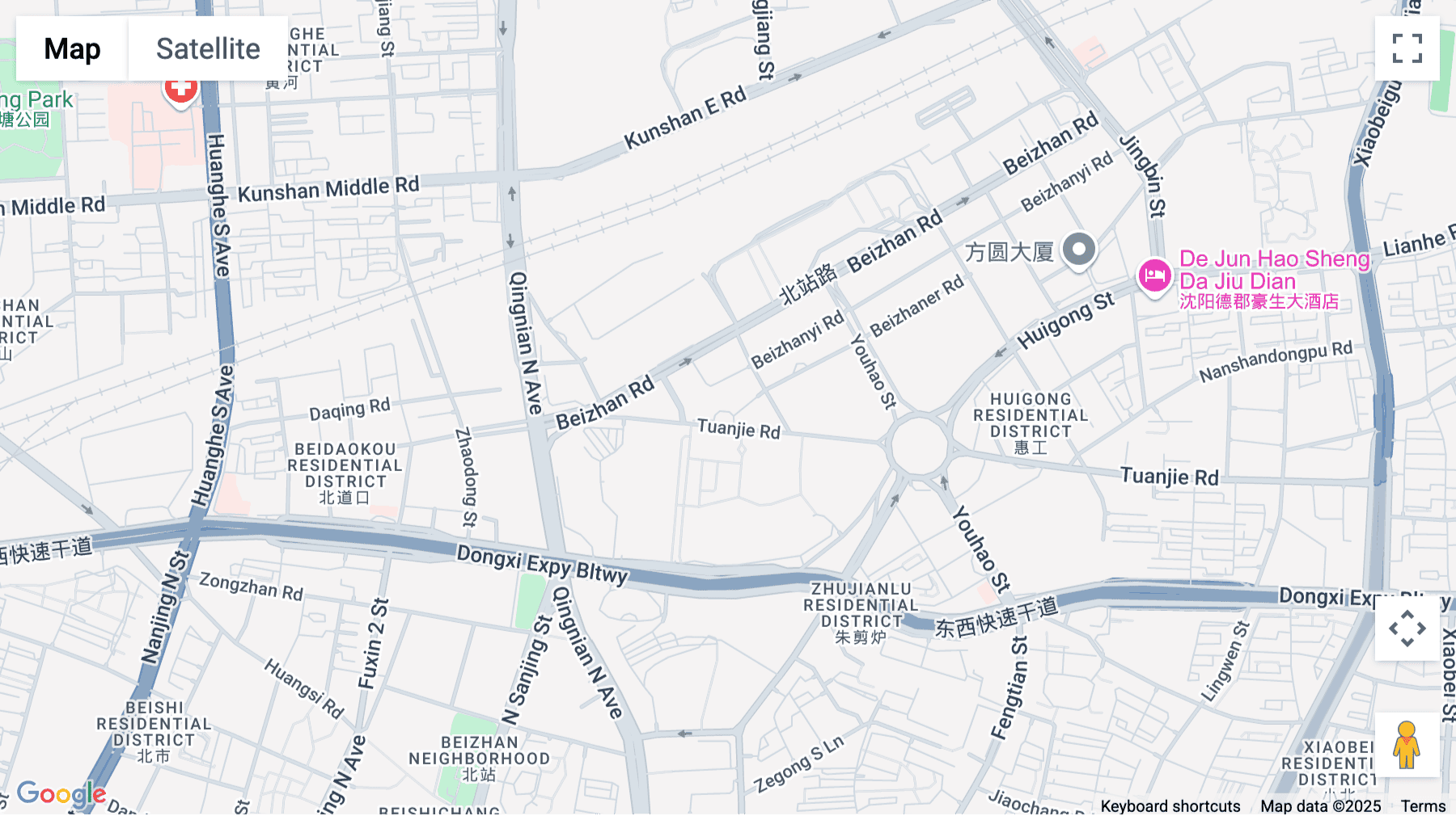 Click for interative map of 17/F, Fortune Plaza, Tower A, No. 61 Beizhan Road, Shenhe District, Liaoning Province, Shenyang