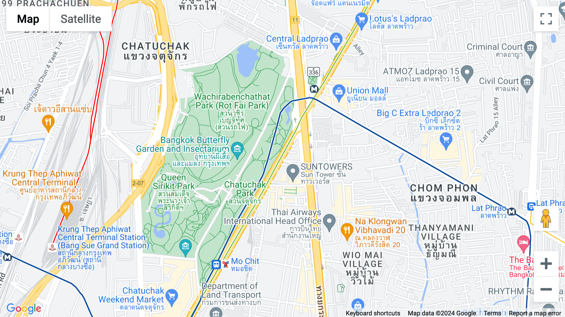 Click for interative map of 20F, SJ Infinite I Business Complex,349 Vibhavadi-Rangsit Road, Chompol, Chatuchak, Bangkok, Bangkok