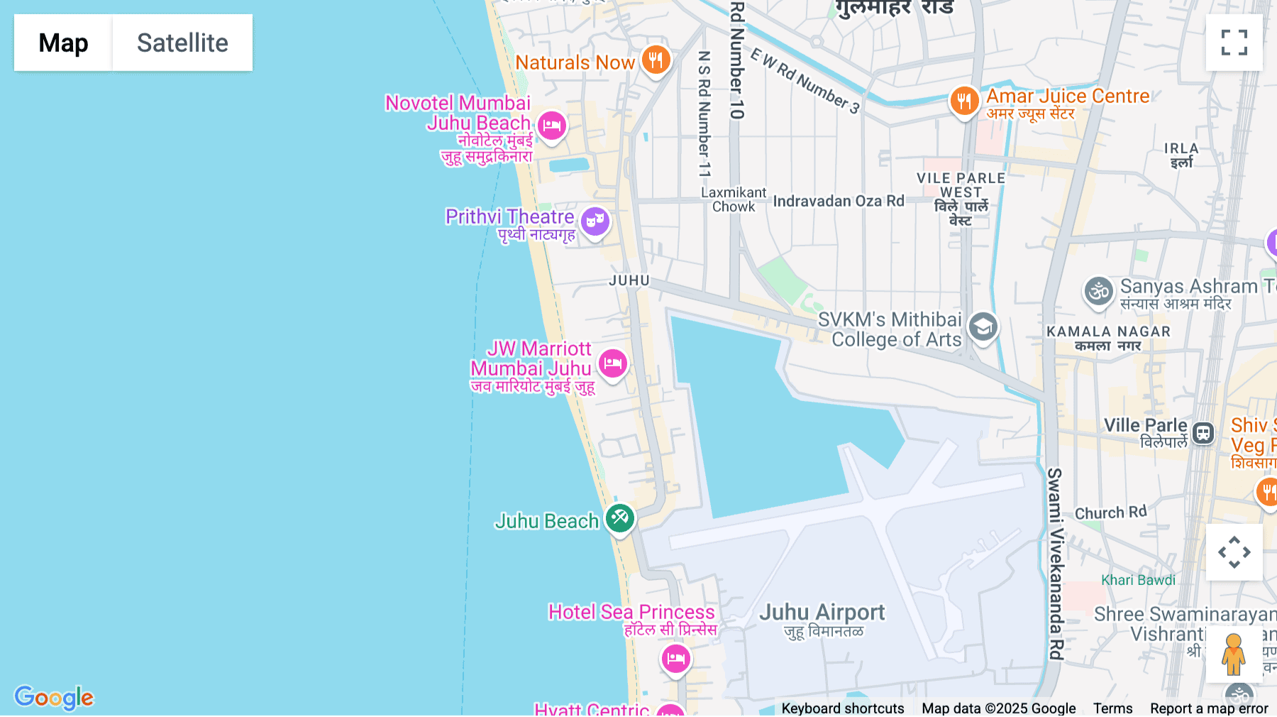 Click for interative map of Duru House, 2nd/3rd/4th floors, Juhu Tara Road, Next to JW Marriot, Juhu, Mumbai, Mumbai