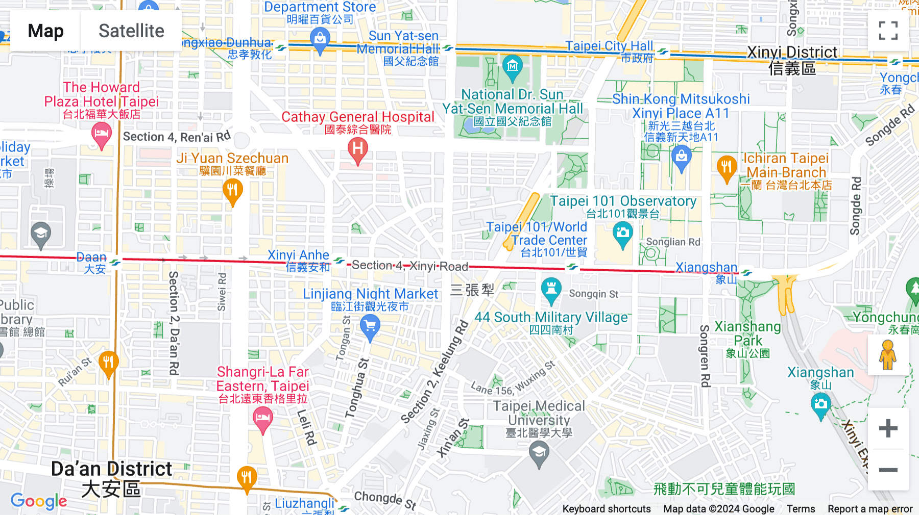 Click for interative map of 18F., No.460, Sec. 4, Xinyi Rd., Xinyi Dist., Taipei City 110, Taipei, Taipei