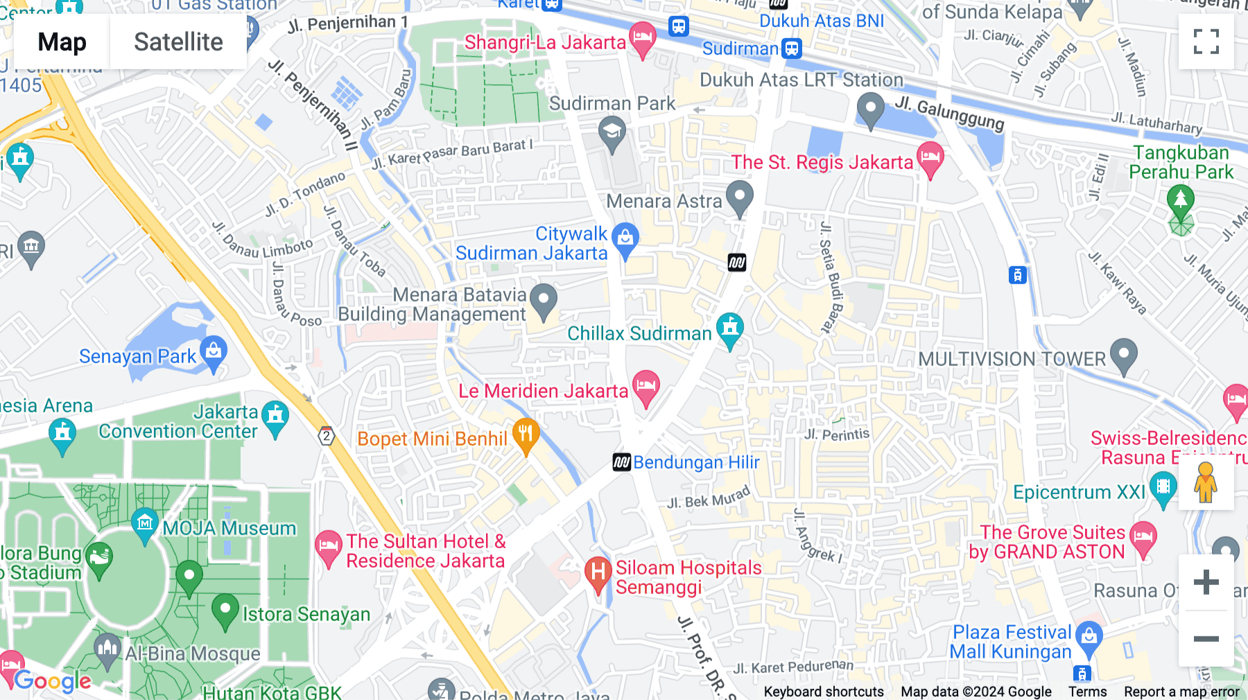 Click for interative map of 56 Floor, Jalan Jendral Sudirman Kav 86, Jakarta, Indonesia, Jakarta